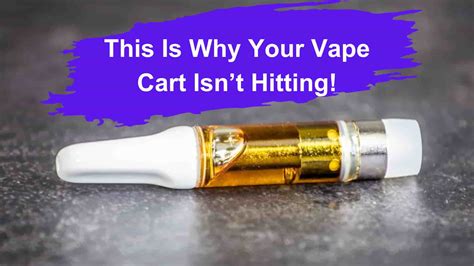 weed cartridge leaking|How to Fix a New Cart That Isnt Hitting